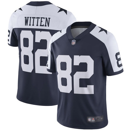 Men Dallas Cowboys Limited Navy Blue Jason Witten Alternate #82 Vapor Untouchable Throwback NFL Jersey->dallas cowboys->NFL Jersey